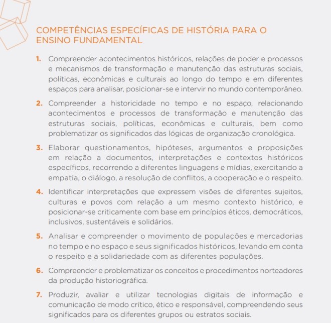 competências especificas bncc